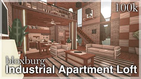 Bloxburg - Industrial Apartment Loft Speedbuild - YouTube