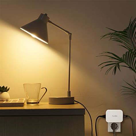 Esmlfe Smart Dimmer Plug for lamp Plug-in Dimmer Compatible with Alexa, Google Assistant and ...