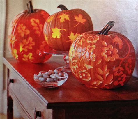 Easy Flower Pumpkin Carving – HOMYSTYLE