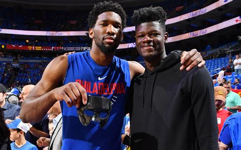 Embiid is legitimately 7' 2" without shoes. Mo Bamba was officially ...