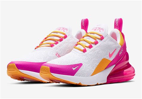 Nike Air Max 270 Women's White Fuchsia Gold CI1963-166 | SneakerNews.com