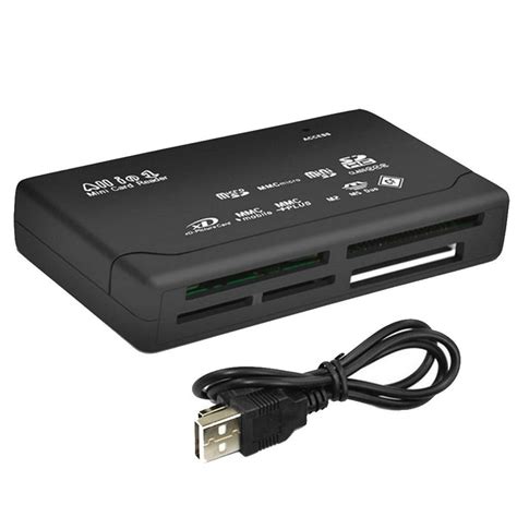 All In One Card Reader USB 2.0 SD Card Reader Adapter Support TF CF SD ...