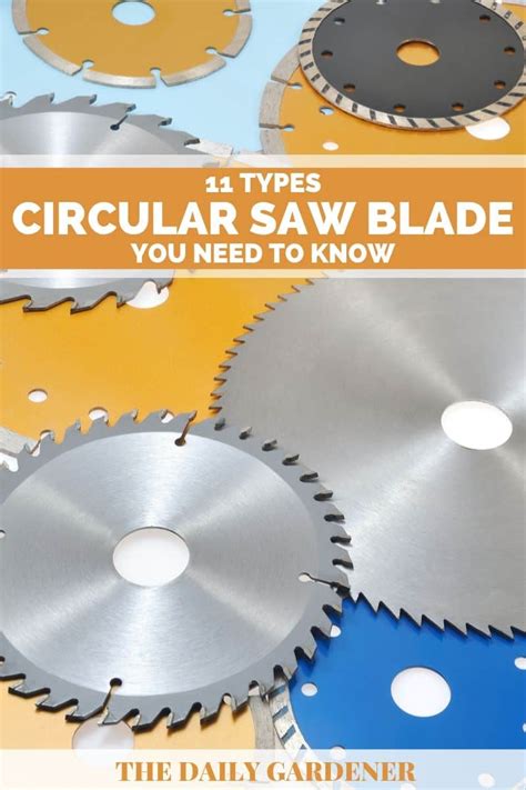 11 Circular Saw Blade Types You Need to Know