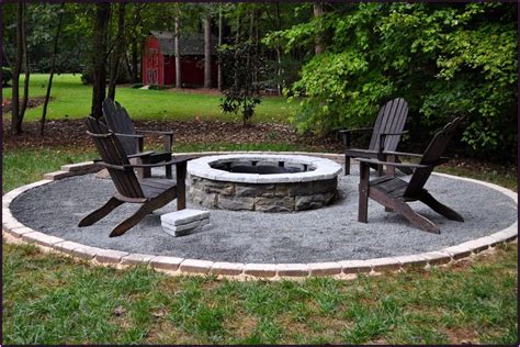 Backyard fire pit landscaping ideas - large and beautiful photos. Photo to select Backyard fire ...