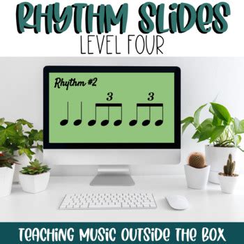 Eighth Note Triplets Rhythm Slides: Level 4 by Teaching Music Outside the Box