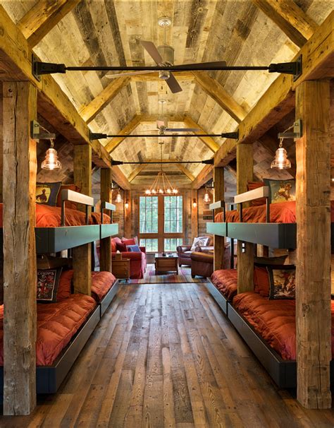 Bunk House with Rustic Interiors - Home Bunch Interior Design Ideas