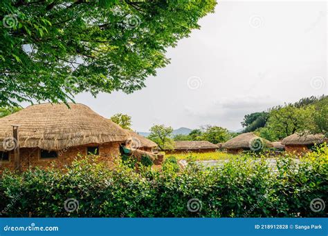 Naganeupseong Nagan Folk Village in Suncheon, Korea Stock Photo - Image ...