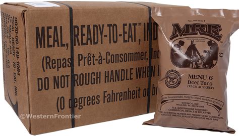 Buy MRE A-Menu Case, 2018 Inspection Date Military Meal-Ready-to-Eat ...