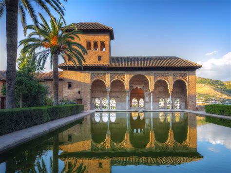 Marvel at the Moorish architecture and tranquil gardens of the Alhambra palace in Granada, Spain ...