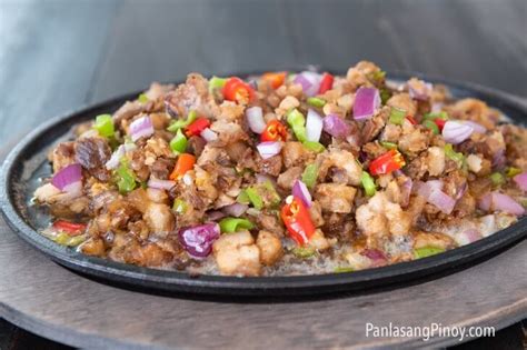 Sizzling Crispy Sisig - Panlasang Pinoy