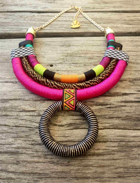 Boho Necklace Bohemian Necklace Boho Rainbow Necklace Boho - Etsy