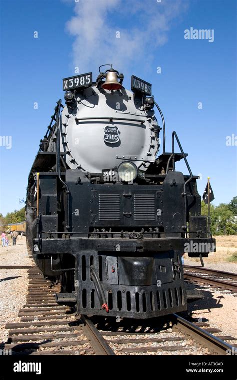 Historic Challenger locomotive steam engine during September 2005 visit to Boise, Idaho Stock ...