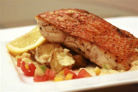 Pan Seared Red Snapper Entrée