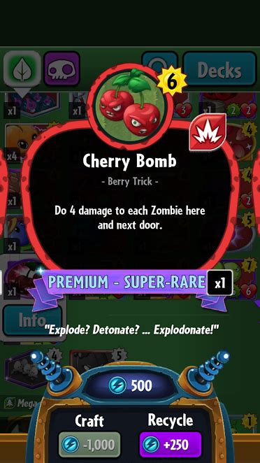 Cherry Bomb (Plants vs. Zombies Heroes) | Plants vs. Zombies Wiki | Fandom