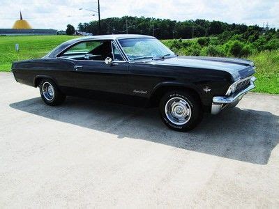 Purchase used 1965 BLACK CHEVY IMPALA SUPER SPORT in Bowling Green ...