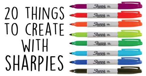 20 fun Sharpie projects - DIY and craft ideas