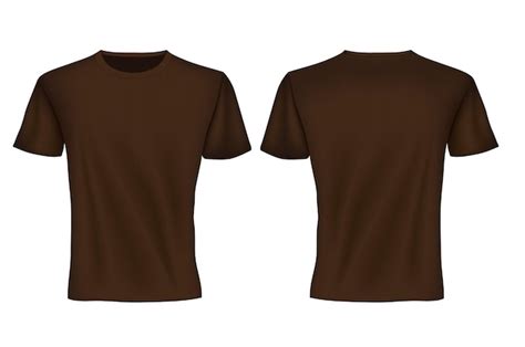 Premium Vector | Tshirt brown