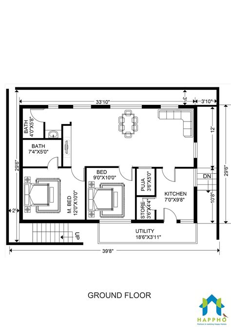 How to Make a One storey House plan on a budget - Happho