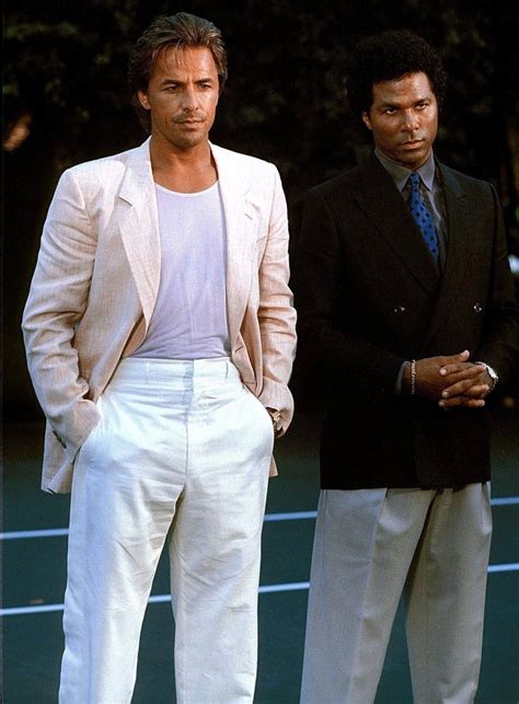 Miami Vice: Don Johnson, Philip Michael Thomas Don Johnson, Versace, Division Miami, Floral ...