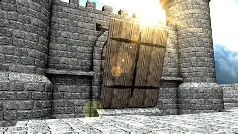 Stock Video Clip of Medieval castle drawbridge. | Shutterstock