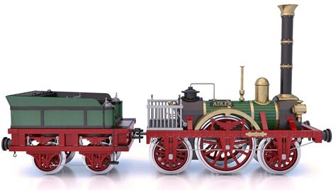 Occre Adler Steam Train Locomotive 1:24 Scale Wood & Metal Model Kit 54001 | Hobbies