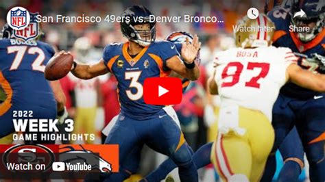 Denver Broncos: Watch highlights from win over San Francisco 49ers