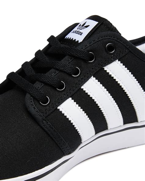 Adidas Mens Seeley Shoe - Black White | SurfStitch