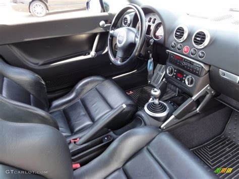 Ebony Interior 2000 Audi TT 1.8T quattro Coupe Photo #52491770 | GTCarLot.com