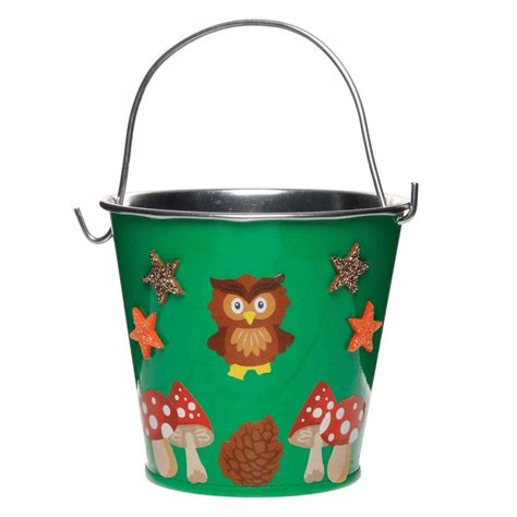 Autumn Mini Tin Buckets - Baker Ross