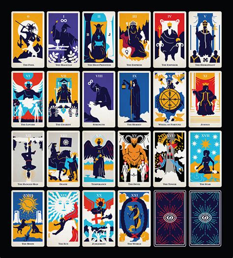 Modern Tarot Cards on Pantone Canvas Gallery