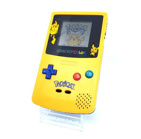 Nintendo Gameboy Color Light Pokemon Yellow Edition » GameBoy Customs