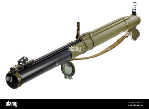 anti-tank rocket propelled grenade launcher "bazooka" type isolated on ...