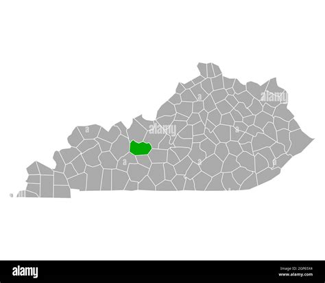 Map of Grayson in Kentucky Stock Photo - Alamy