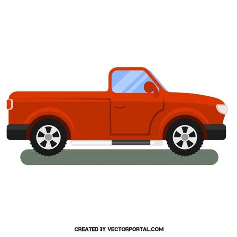 Pickup Truck Vector at GetDrawings | Free download