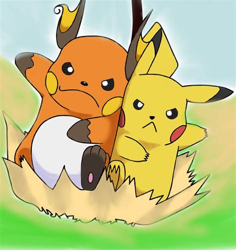 Raichu vs Pikachu by iTheRealPikachuV2 on DeviantArt