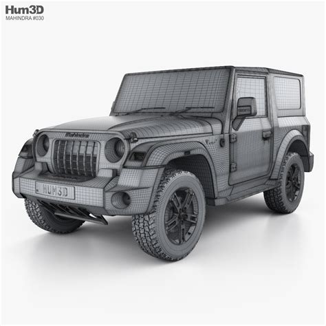 Mahindra Thar 2022 3D model - Vehicles on Hum3D