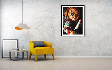 Chucky Illustration Chucky Doll Movie Poster Horror | Etsy