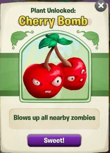 Image - Cherry Bomb PvZA.png | Plants vs. Zombies Wiki | FANDOM powered by Wikia