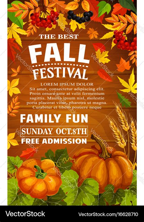 Fall Festival Flyer