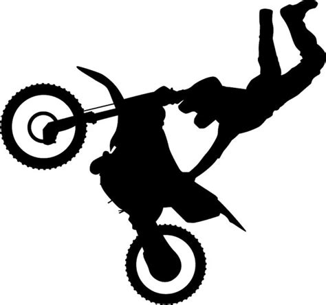 Dirt Bike Silhouette Clip Art at GetDrawings | Free download