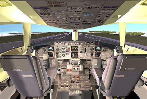 Jet Airlines: Boeing 757 cockpit