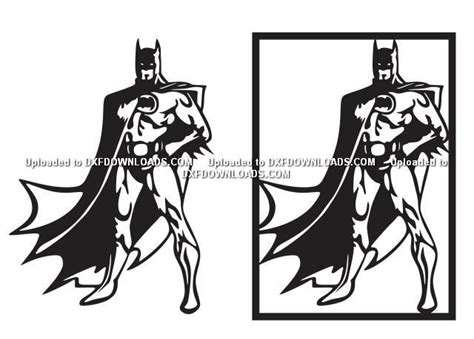 Free Batman Silhouette SVG DXF Cut File – DXF DOWNLOADS – Files for ...