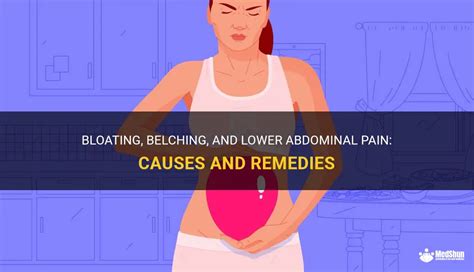 Bloating, Belching, And Lower Abdominal Pain: Causes And Remedies | MedShun