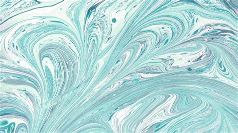 Download Teal Blue Flowing Marble Laptop Wallpaper | Wallpapers.com