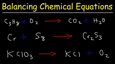 How To Do Balancing Equations Chemistry