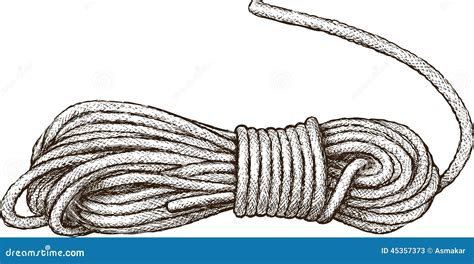 Rope Hank Cartoon Vector | CartoonDealer.com #45357373