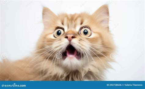 Hilarious Cat Making a Goofy Face. Stock Photo - Image of generated, isolated: 292738636