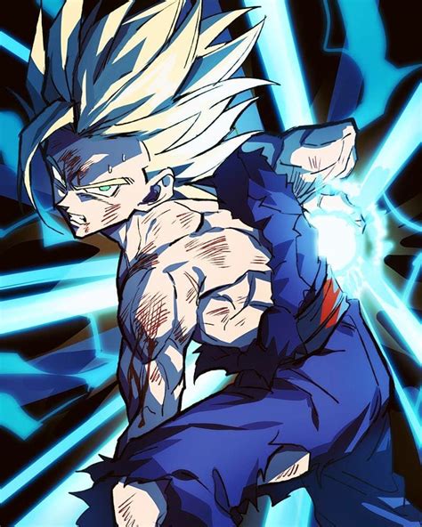 Gohan Super Saiyan 2 Kamehameha Wallpaper