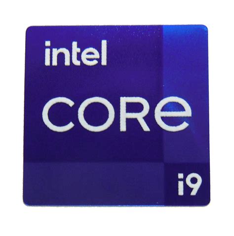 Intel Core i9 Sticker 18 x 18mm / 11/16″ x 11/16″ [1095] – Vath Ventures