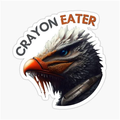 "Crayon Eater Military Funny marine crayon full color " Sticker for Sale by KLIPER-MIN | Redbubble